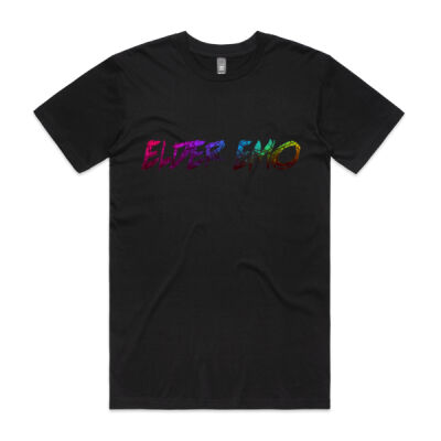 Colour Elder Emo - Black Tee Thumbnail