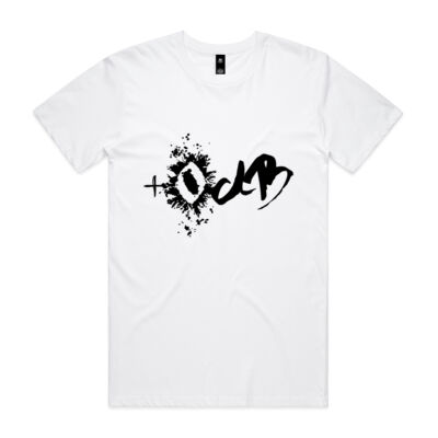 +0 dB - Black Logo - White Tee Thumbnail